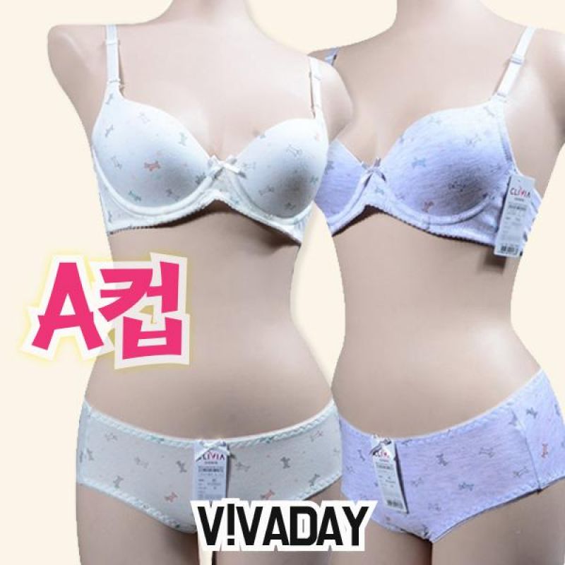 [SIN] VIVADAY-CN30 주니어겸용 A컵브라팬티세트
