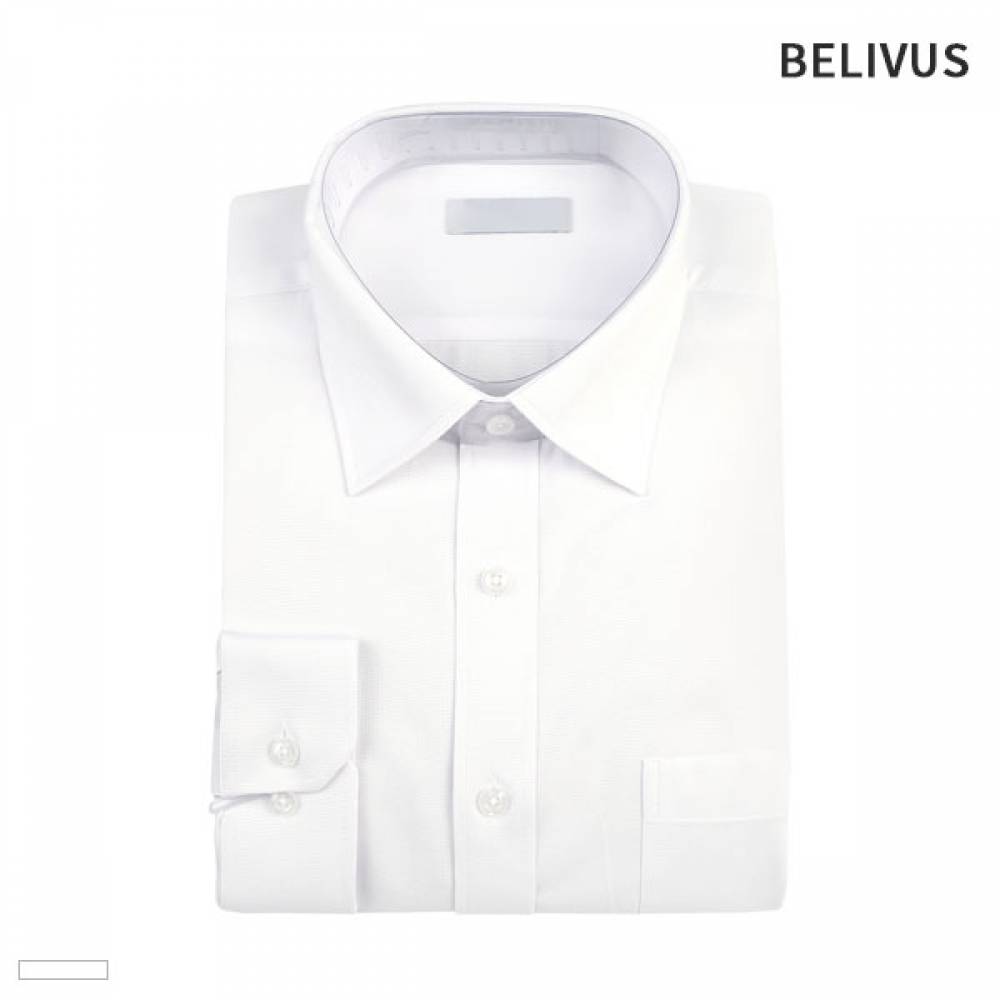 빌리버스 남자 와이셔츠 BSV051 무지 일반핏 화이트