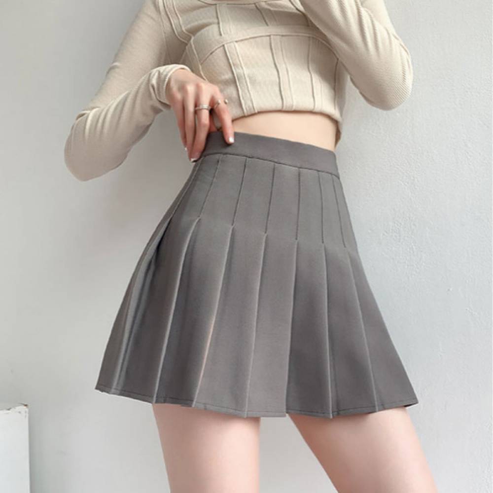 매력적인 베이직 주름 밴딩 스커트 ps-skirt