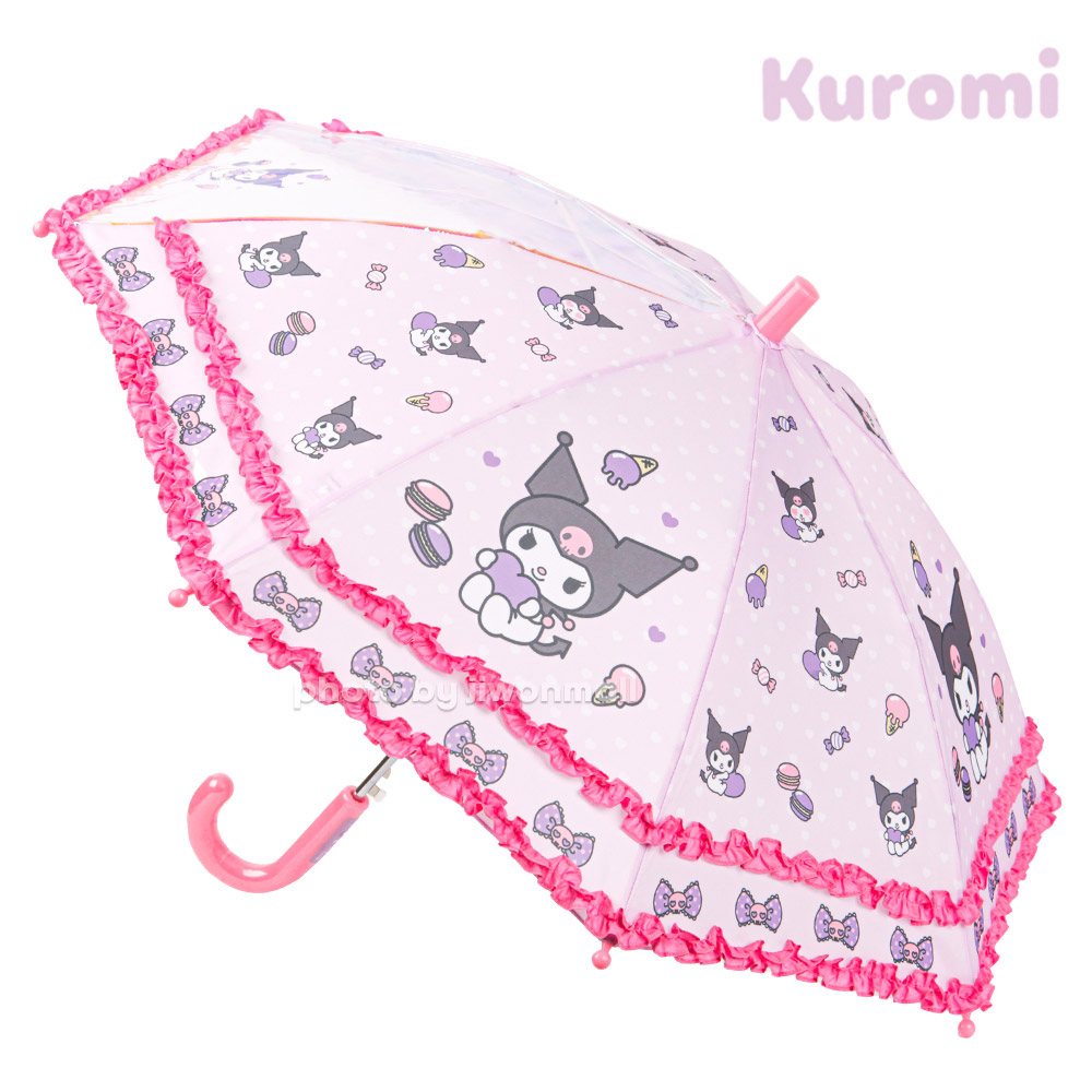 산리오 쿠로미 디저트 이중프릴 40 우산-핑크