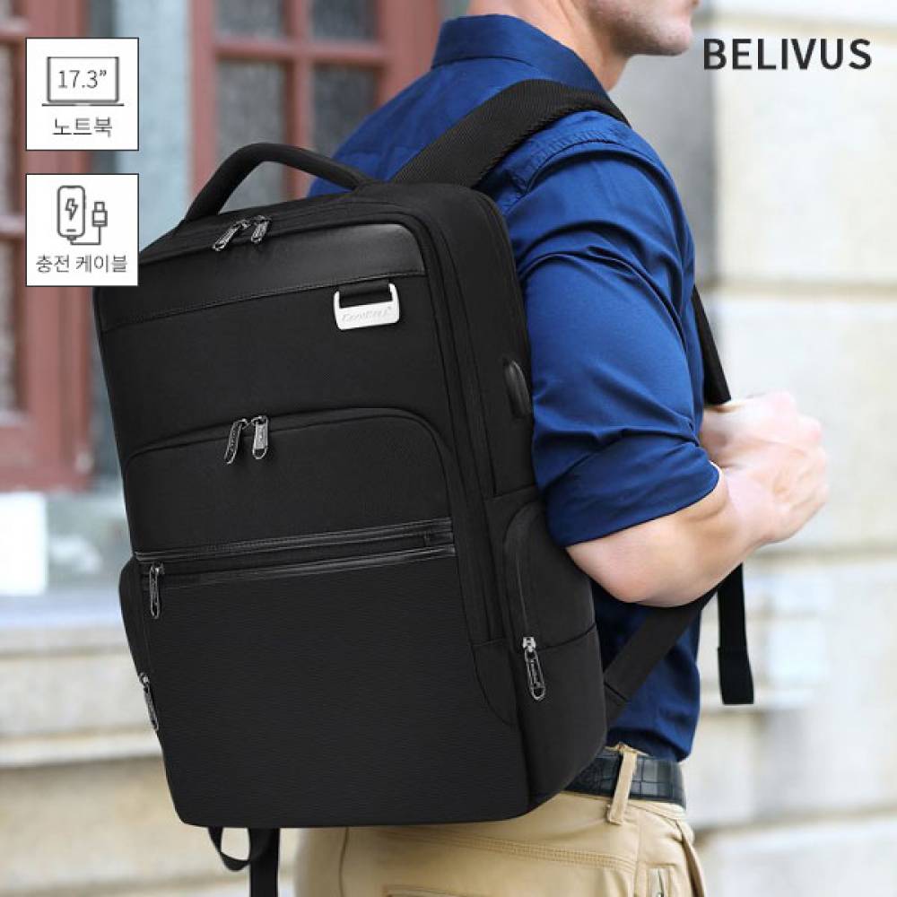 빌리버스 남자 백팩 BJI447 노트북 수납 여행 가방
