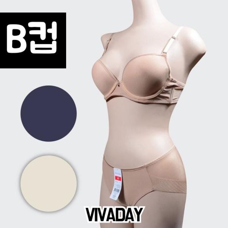 [SIN] VIVADAY-BS27 와이어 몰드 B컵 브라팬티세트