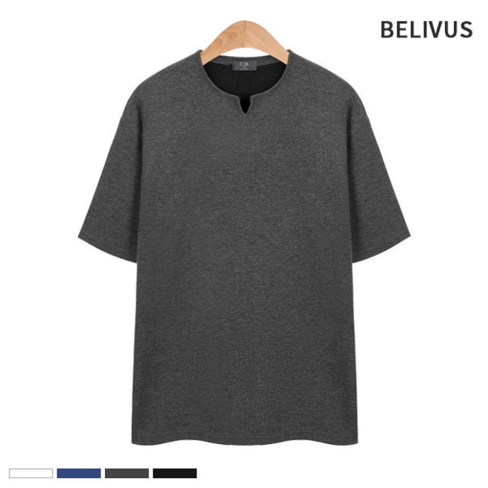 빌리버스 남자 반팔티 BCM028 반소매 무지 티셔츠