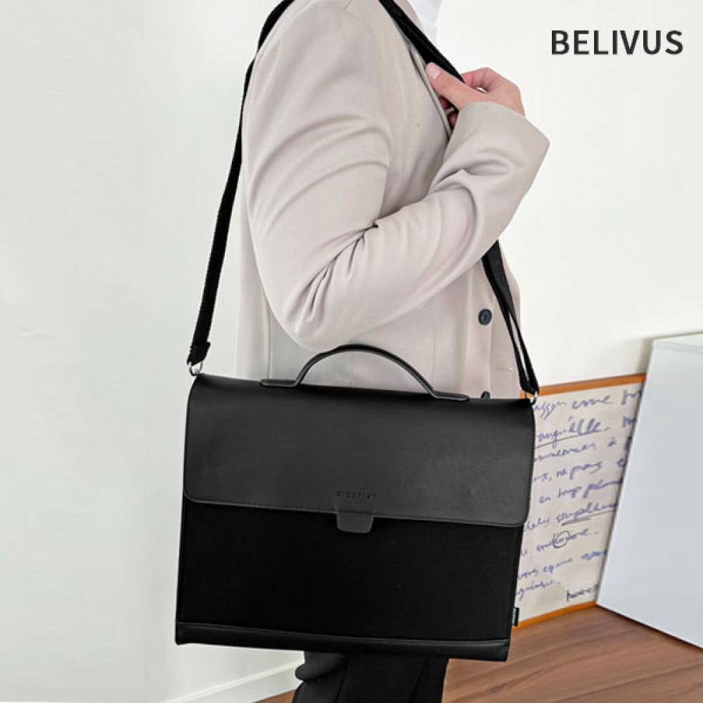 빌리버스 남자 서류가방 BRB158 크로스백 노트북가방
