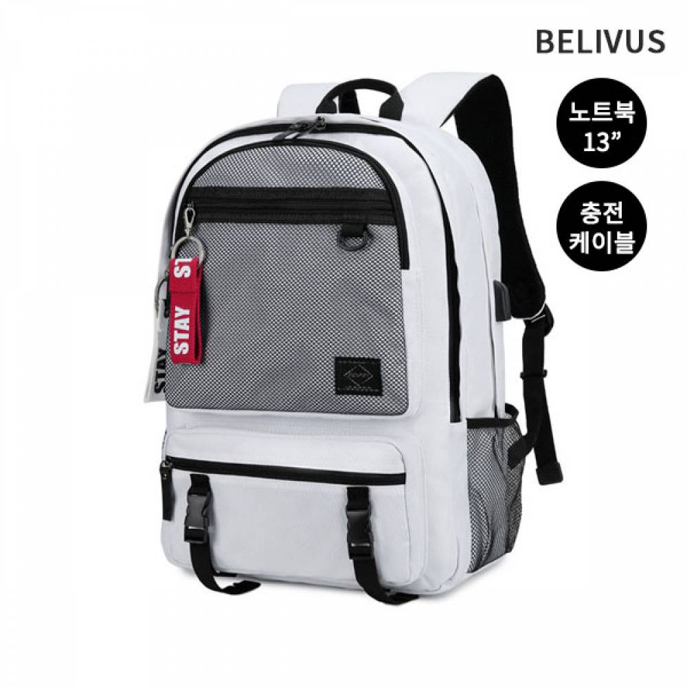 빌리버스 남자 백팩 BRB098 노트북 수납 학생 가방