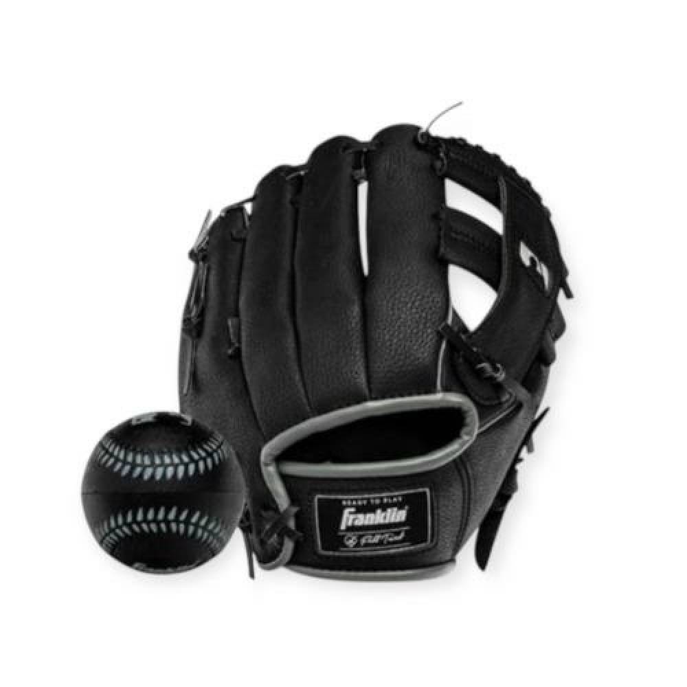 주니어 글러브 볼세트 블랙 9.5인치 프랭클린 야구글러브세트
