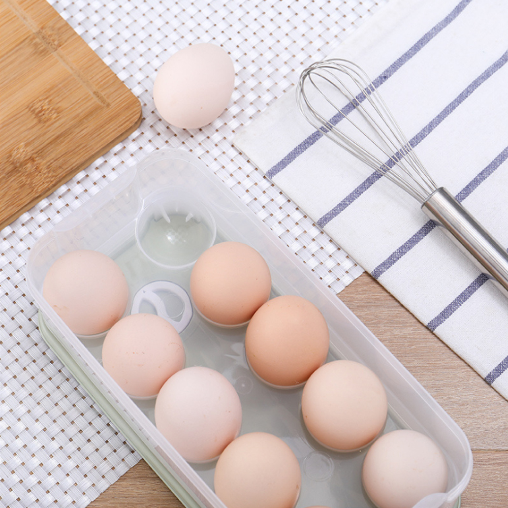 날짜 다이얼 10구 계란케이스 구매일표시 달걀보관함