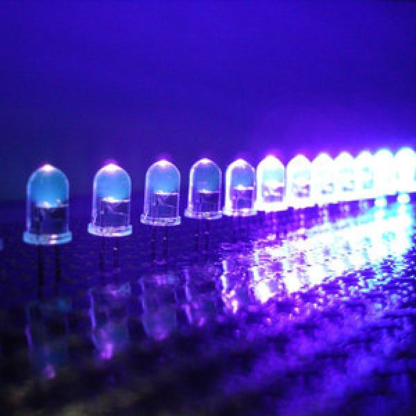 9mm 자외선LED UV LED LAMP 395nm 400nm  20개묶음