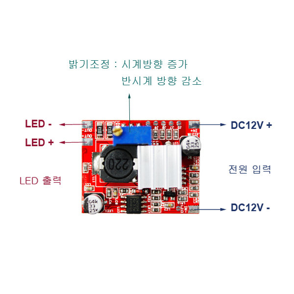 LED 드라이버 정전류 구동회로 300mA-2800mA
