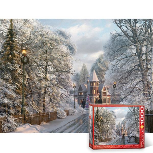 1000조각 직소퍼즐 - 영국의 크리스마스 (유액없음)(유로그래픽스)