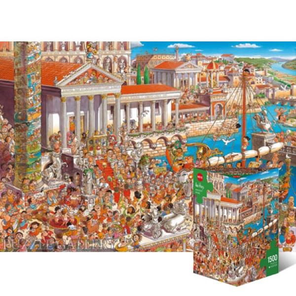 1500조각 직소퍼즐 - 고대 로마 도시 (삼각케이스)(유액없음)(헤야)