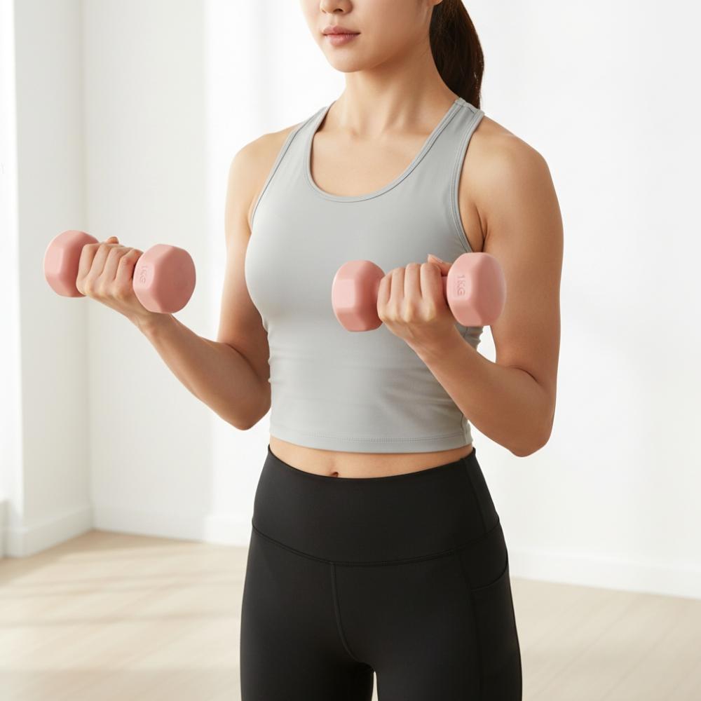 아령 1kg 여성 여자 덤벨 미용