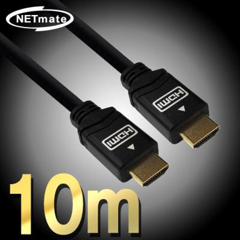 NMC_HM10BN HDMI 1.4 Black Metal 케이블 10m