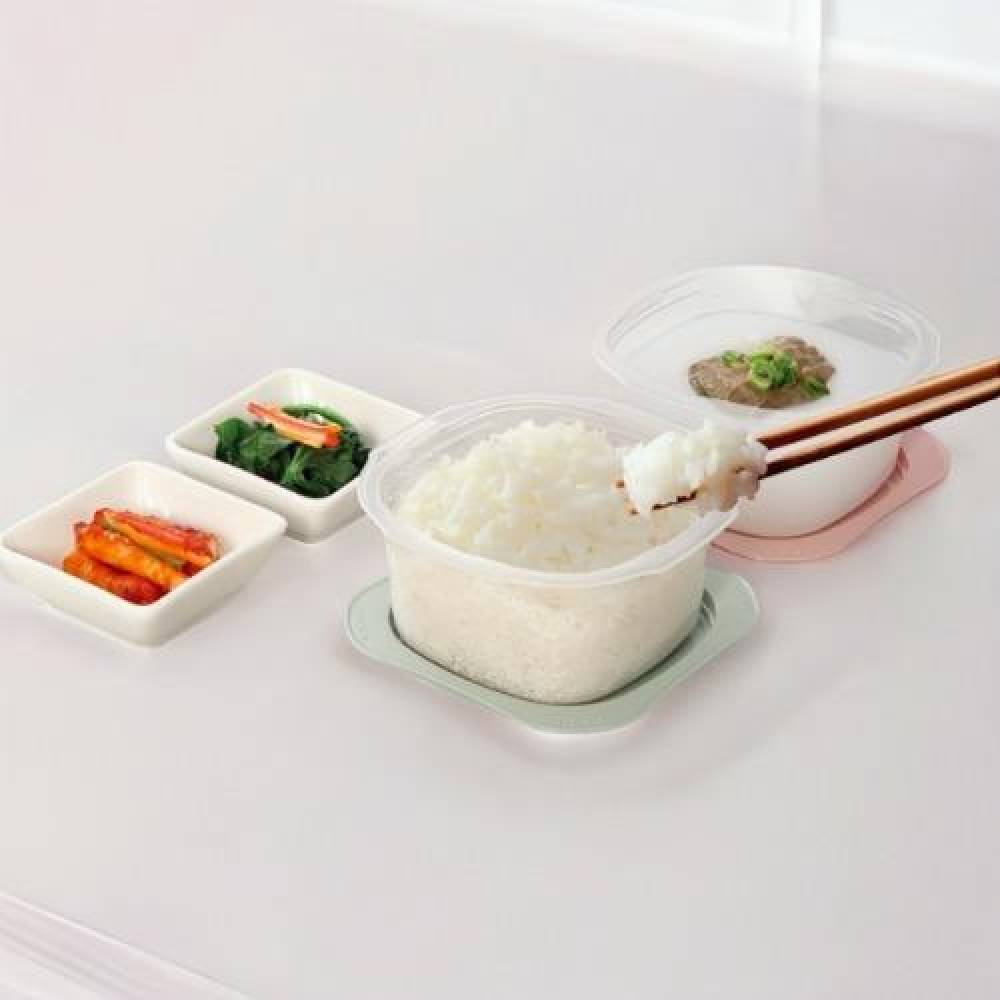 전자렌지용기 쿡플러스 전자레인지 밀폐용기 300ml x 10개 냉동밥 용기