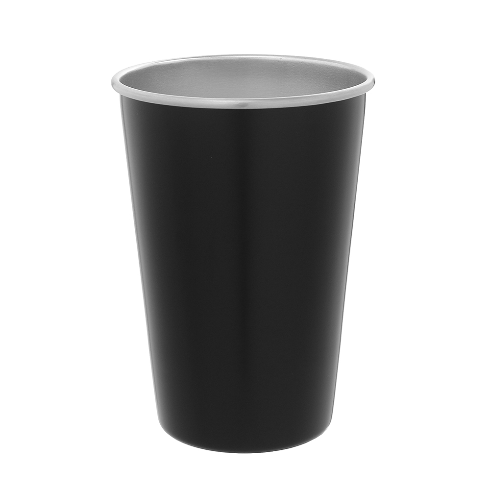아임스마일 스텐컵(500ml) (블랙) 음료컵