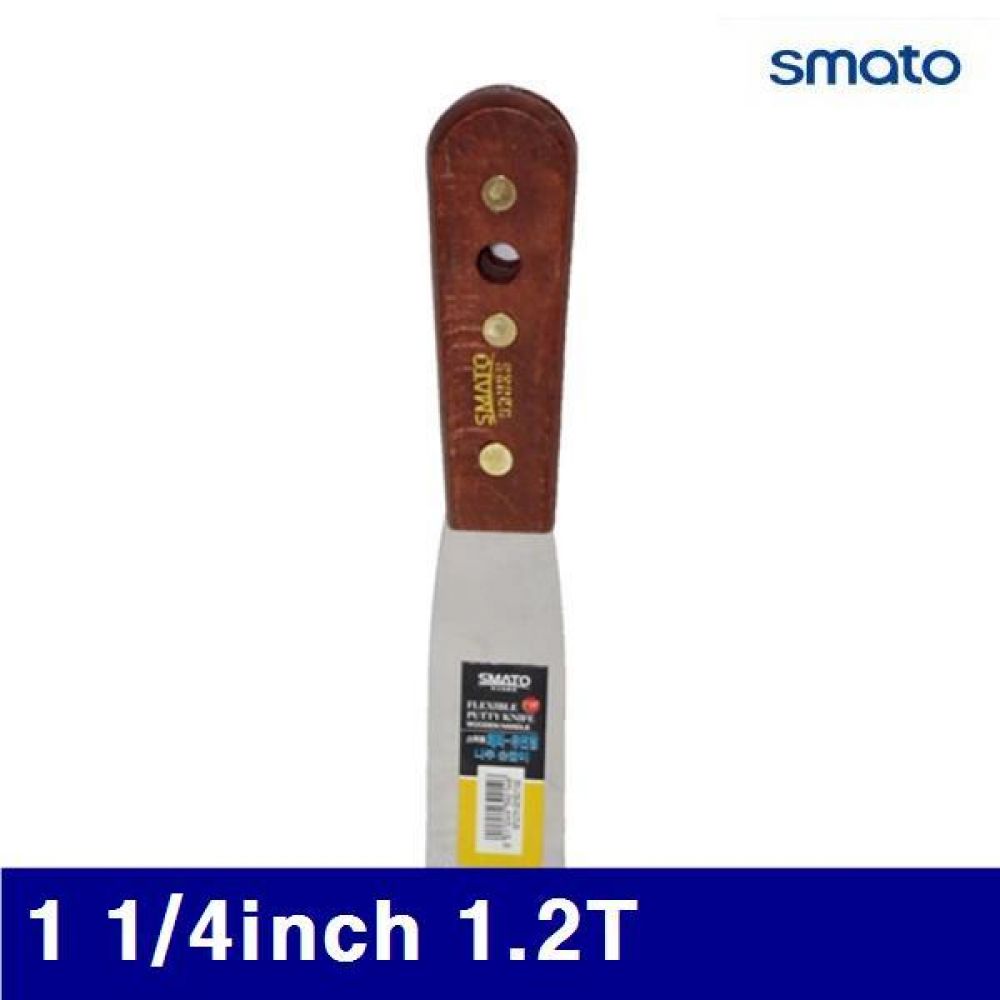 스마토 1001477 유연형헤라-나무자루 1 1/4Inch 1.2T SUS 420 (12EA)