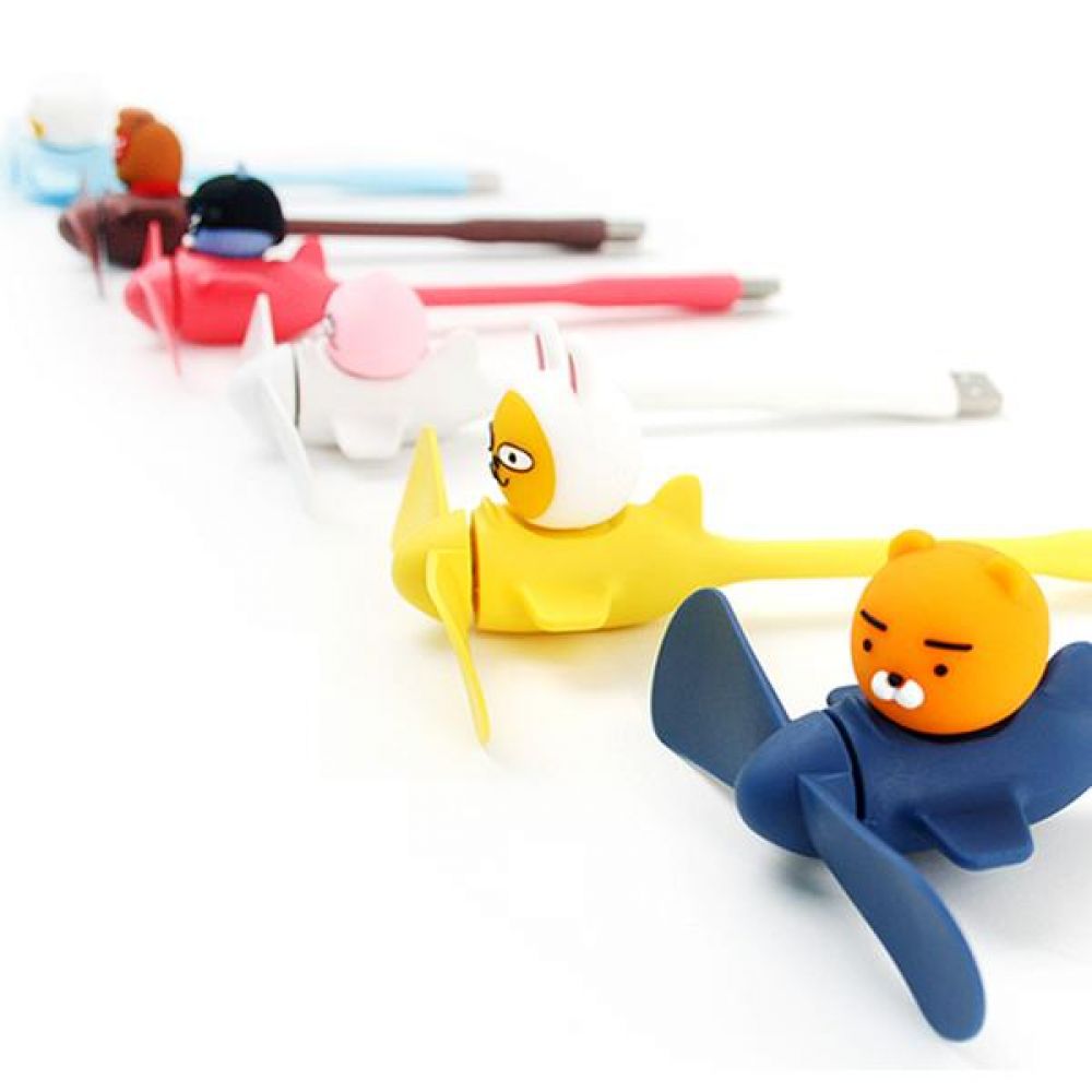 카카오 프렌즈 USB 귀여운 휴대용 선풍기(제작 로고 인쇄 홍보 기념품 판촉물)