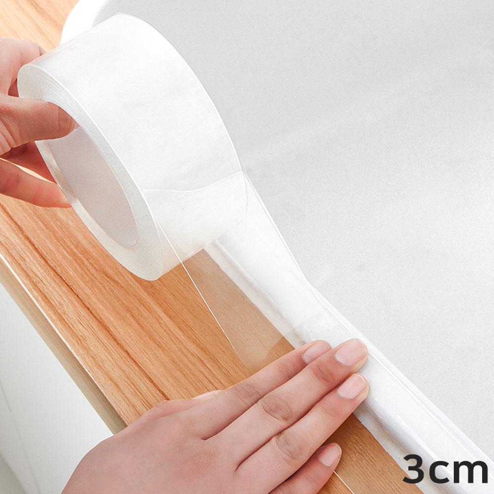 싱크대 틈새 욕실 변기 곰팡이 방지 방수 테이프 3cm