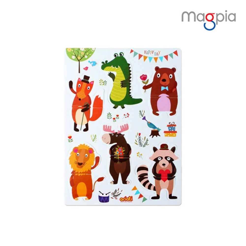 마그피아 아리아띠 자석놀이 자석놀이 동물 과일 퍼즐(제작 로고 인쇄 홍보 기념품 판촉물)