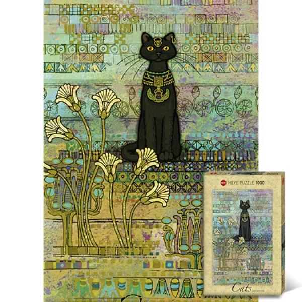 1000피스 직소퍼즐 이집트 파라오의 고양이 HE29536