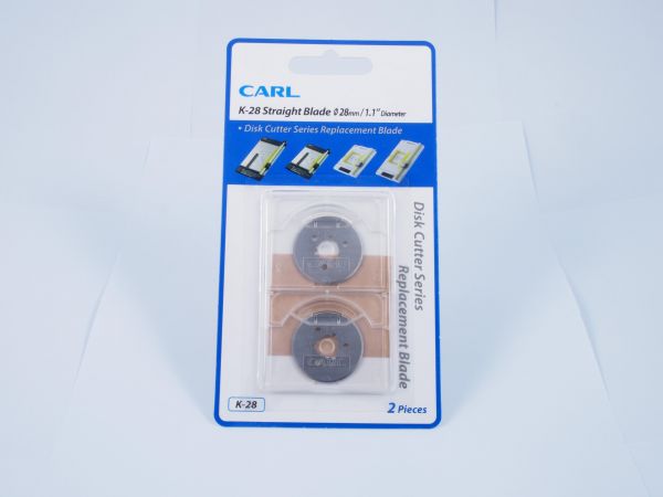 CARL 미리보는 재단기 리필커터 K28(직선날 2개입)
