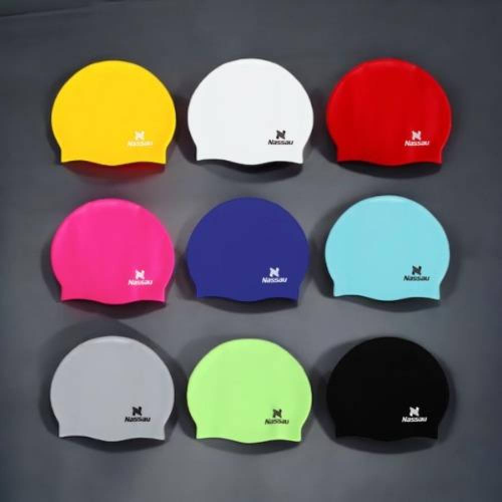 성인용 수영모 낫소 수영모자 9color 탄력 좋은 실리콘 재질