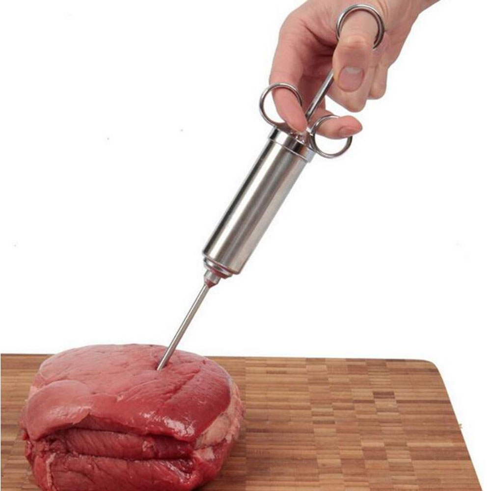 미트러버 바비큐 고기 인젝터 고기 양념 주사기