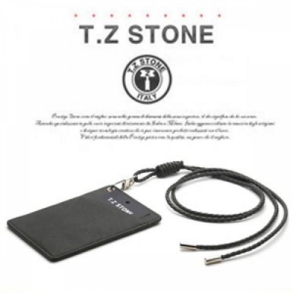 티지스톤-TZ1D220 클래식 카키 목걸이형 카드지갑(사선형)