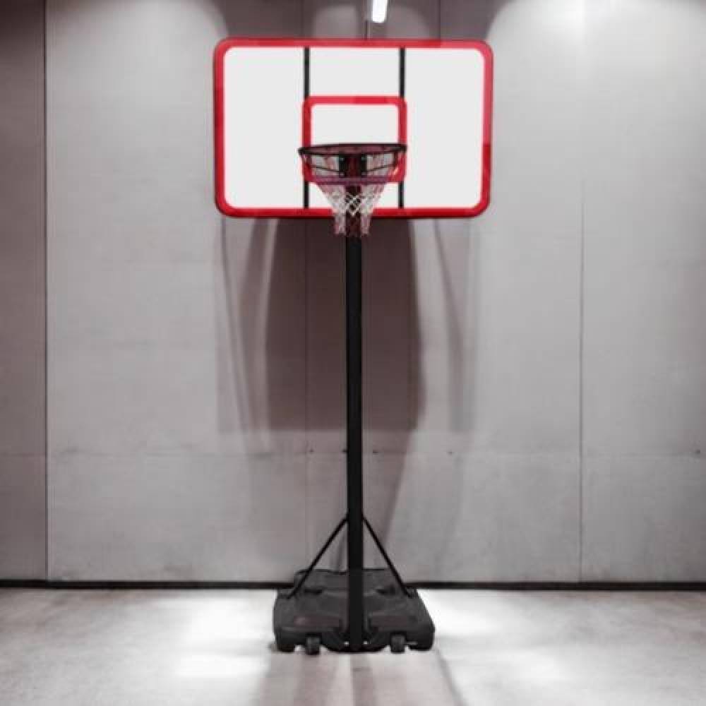 베르 이동식농구대 레드 높이조절 농구골대 이동식 농구대세트