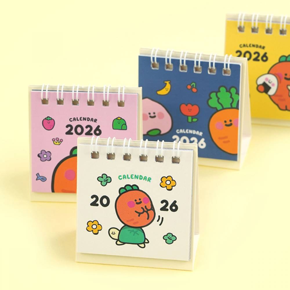 핑크풋 2026 당근 쪼꼬미 달력 (1개)