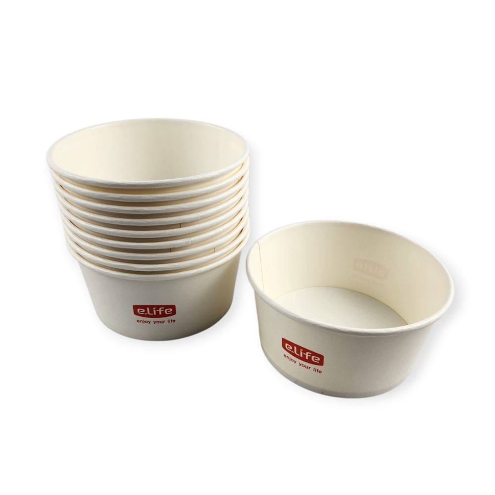 이라이프 분식용기 일회용 종이 그릇 520ml 10p