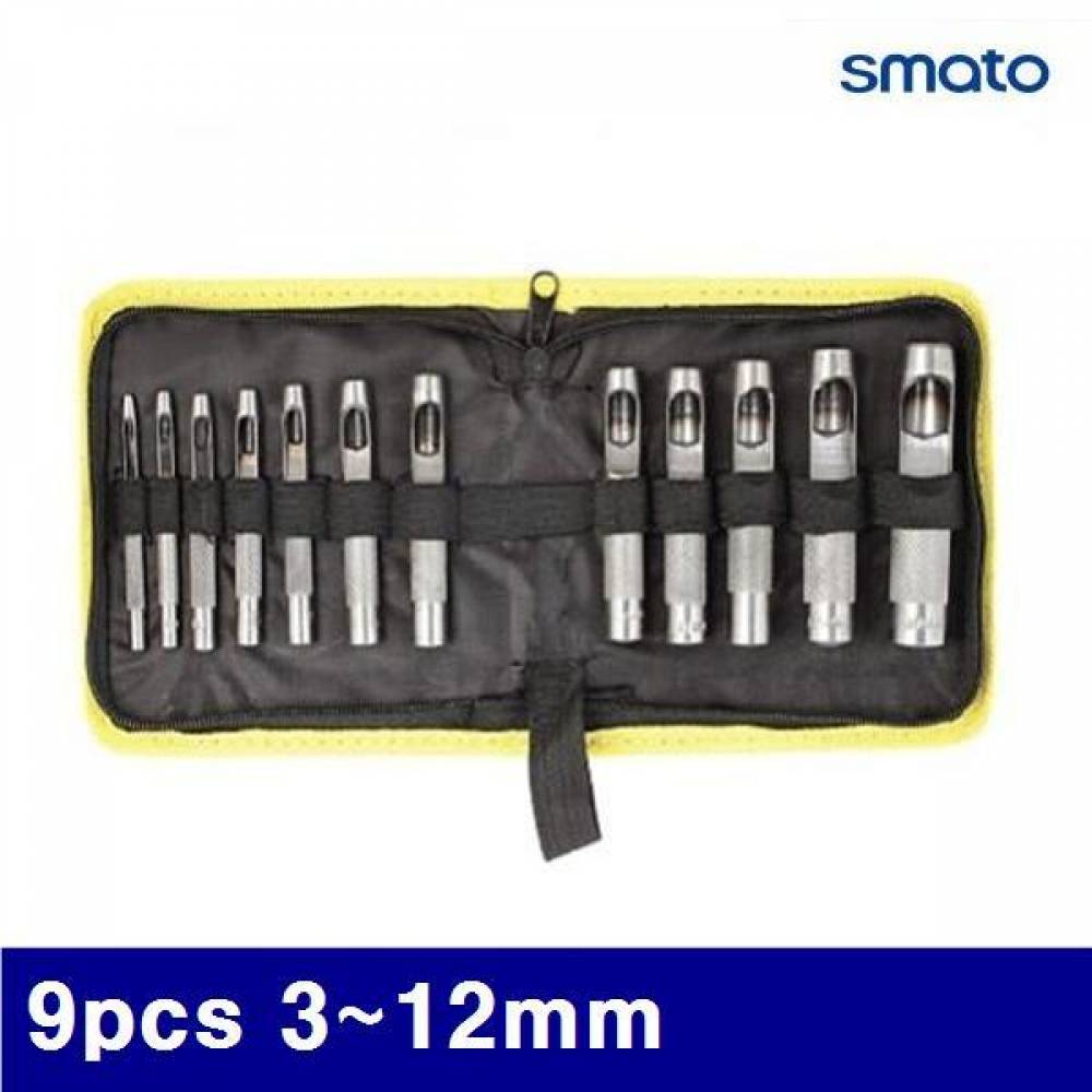 스마토 1021408 환펀치세트 9pcs 3-12mm  (1EA)