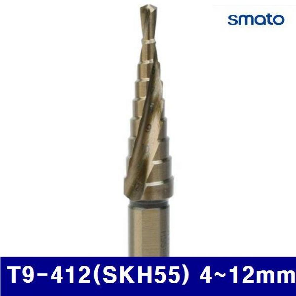 스마토 1139789 코발트 스텝드릴-트위스트형 T9-412(SKH55) 4-12mm 1mm (1EA)