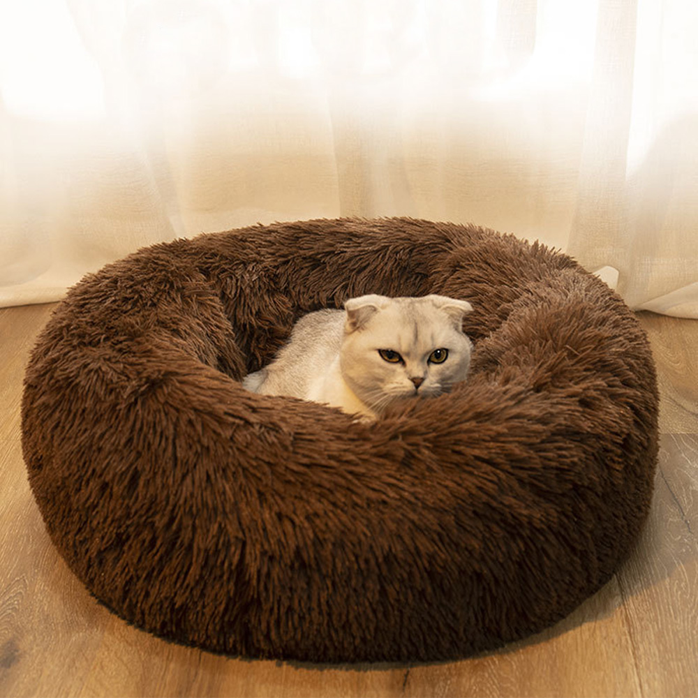 이든앤저스티스 강아지 고양이 반려동물 원형 도넛 방석 L XL