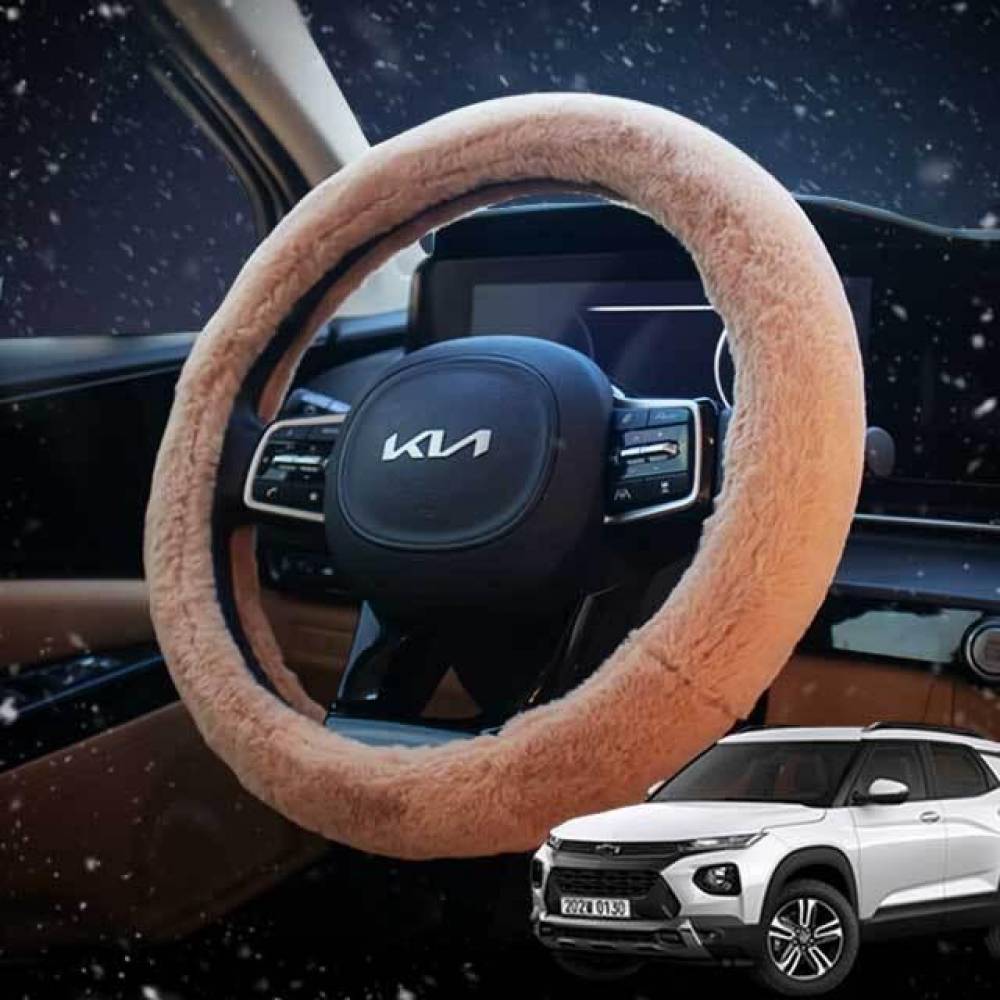 트레일블레이저 극세사 핸들커버 순정형 겨울 핸들 -싸게팔자