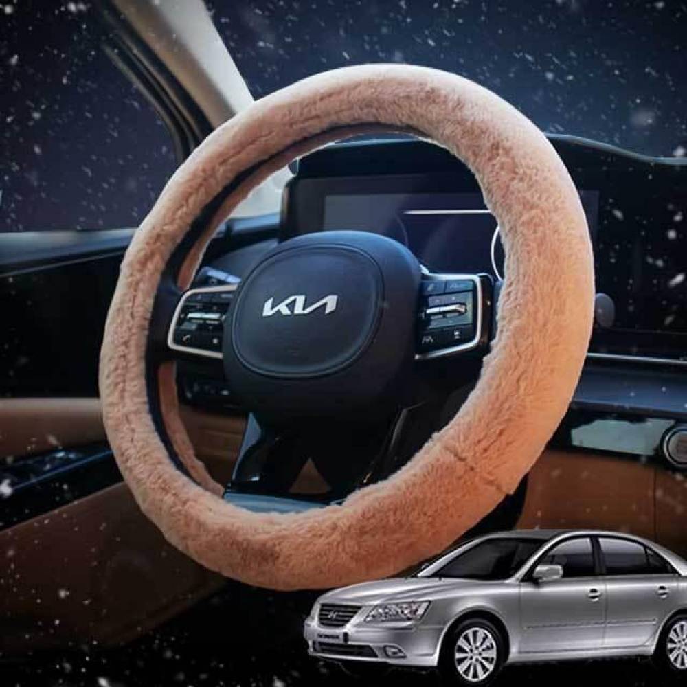 NF쏘나타 극세사 핸들커버 순정형 겨울 핸들 -싸게팔자
