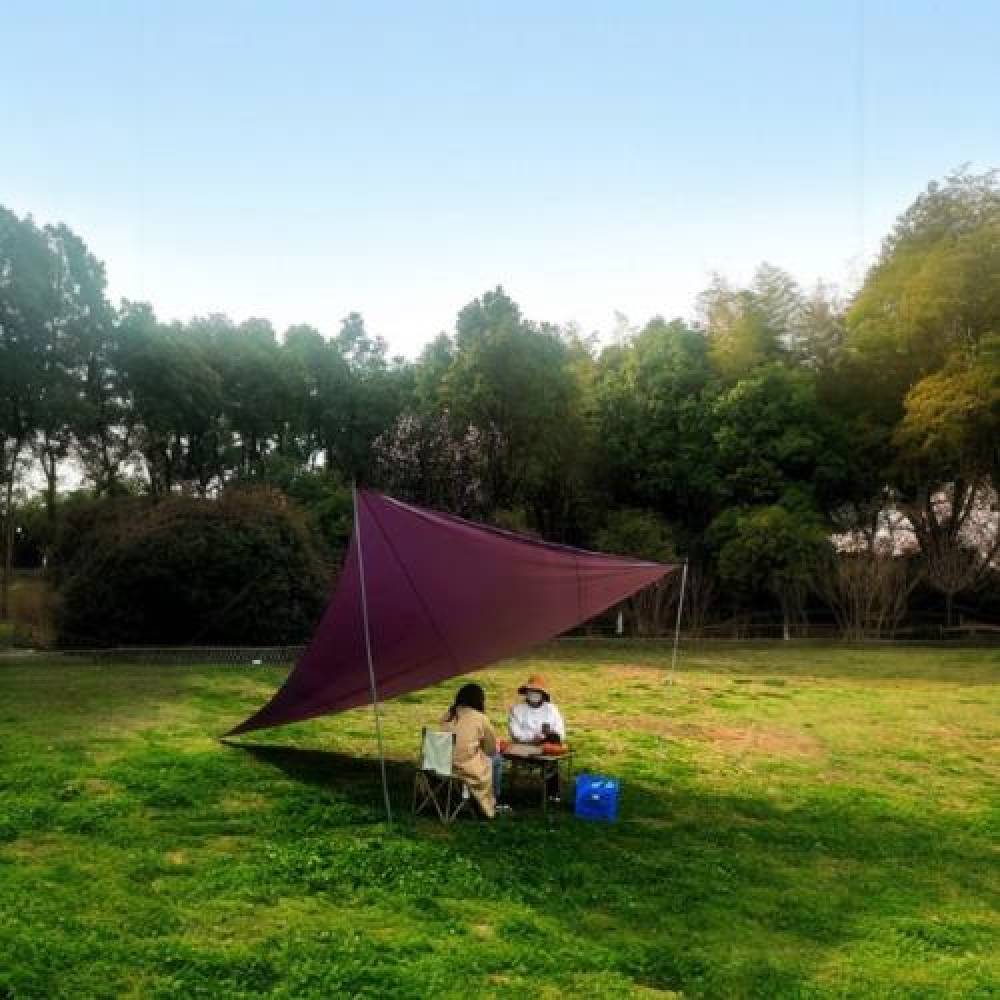 베르 방수 삼각타프 차양 타프 다용도 야외 그늘막 캠핑차양막