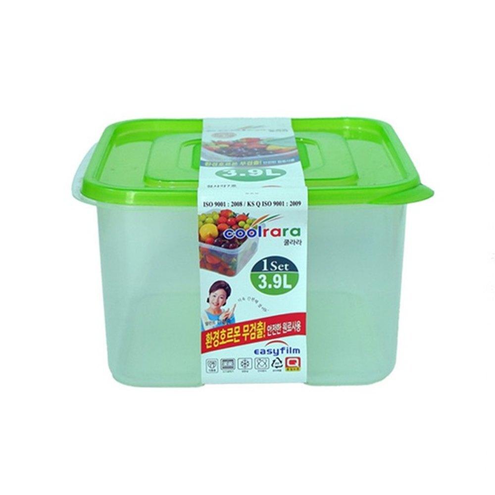 쿨라라 정사각 밀폐용기 7호 3.9L