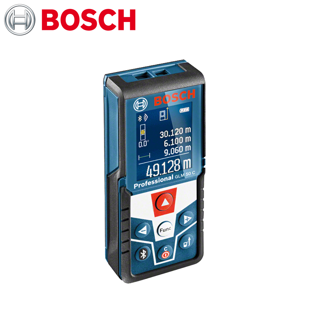 보쉬 레이저 거리측정기 측량50M 블루투스_GLM50C
