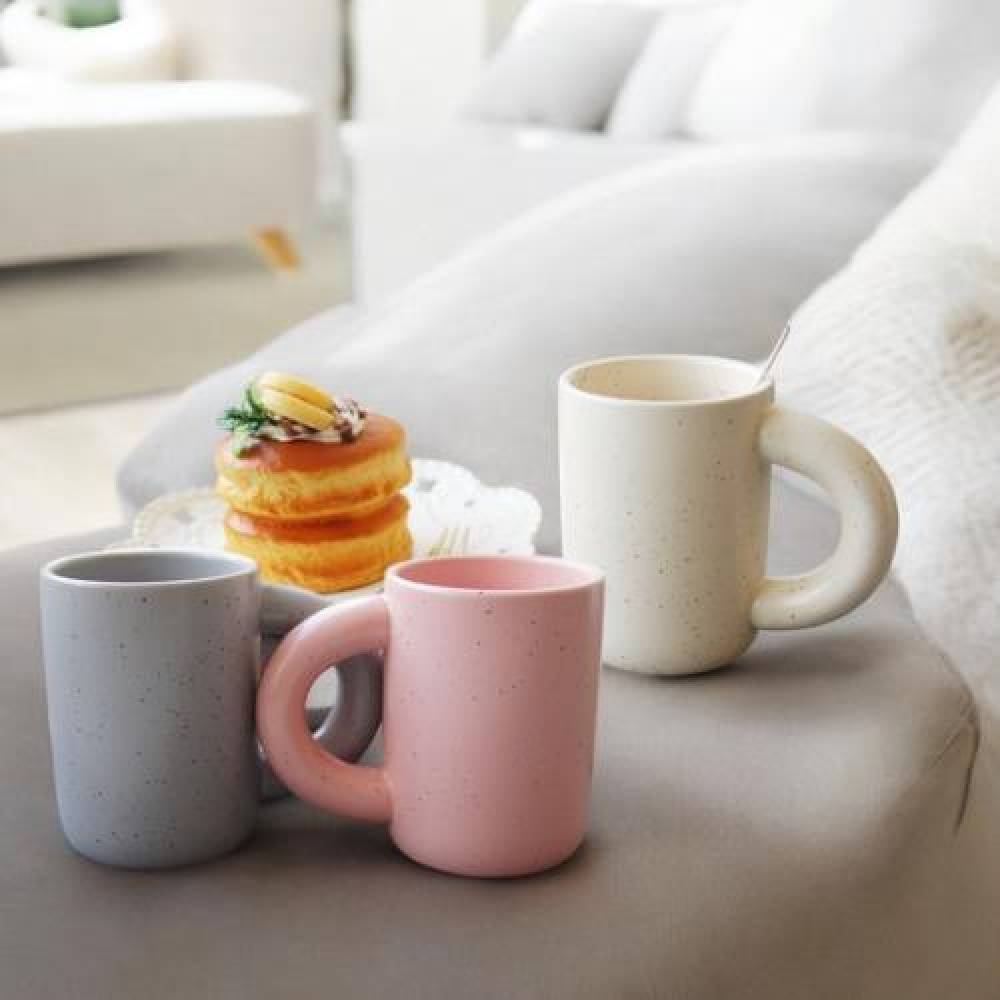 베르 머그컵 빈티지 메이슨 커피잔 3color 유니크 감성