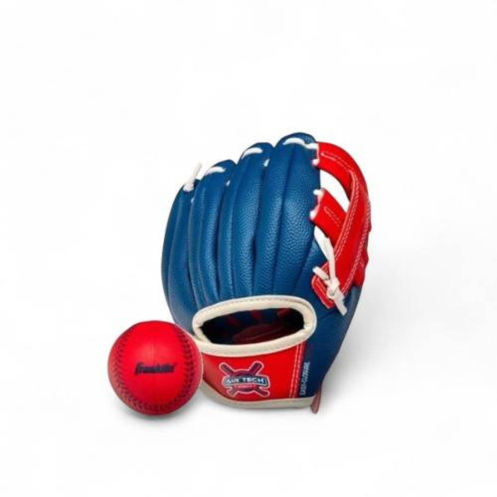 주니어 글러브 볼세트 레드블루 8.5인치 프랭클린 야구글러브세트