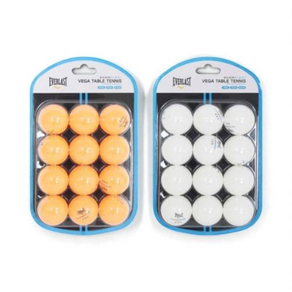 탁구공 에버라스트 베가 3스타 12p 탁구용품 연습볼 훈련용 2color