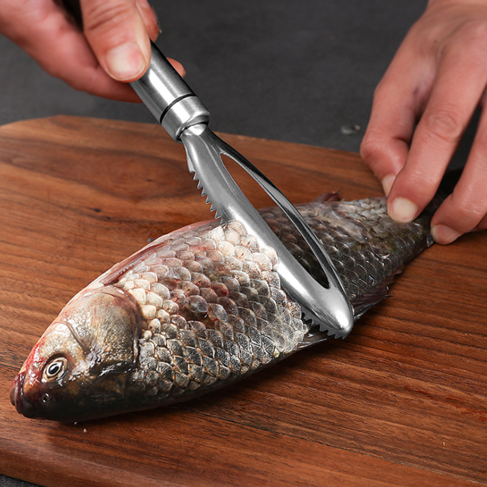 304 스텐 생선 비늘제거기 생선손질 낚시 비늘칼