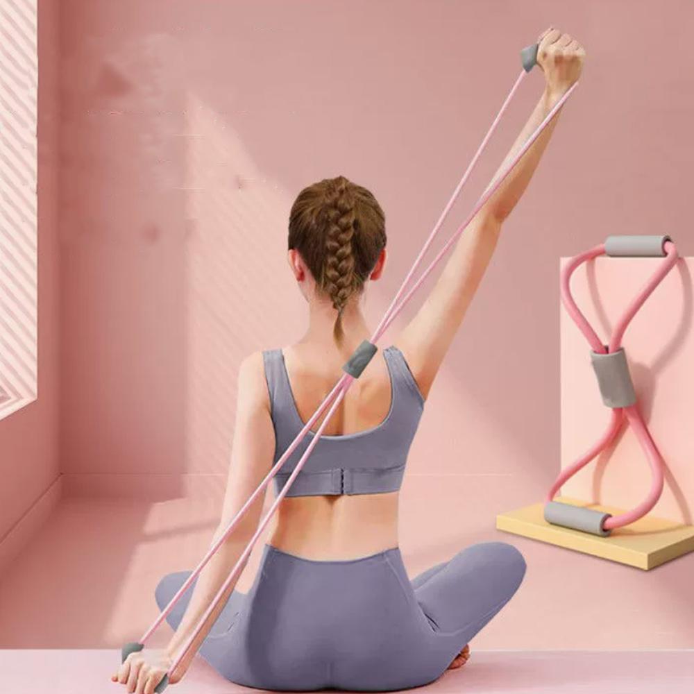 스트레칭 탄력 고무밴드 홈트레이닝 8자 튜빙밴드