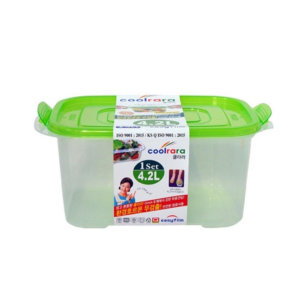 쿨라라 직사각 밀폐용기 12호 4.2L