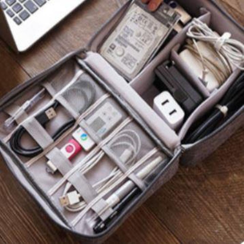 케이블백 여행 헤드폰 보관 휴대용 충전기 정리함 usb 이어폰 전선 USB 케이스 보관 정리 케이블