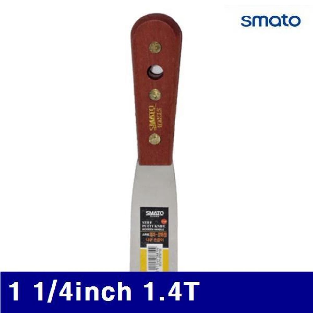 스마토 1001431 경화형헤라-나무자루 1 1/4Inch 1.4T SUS 420 (12EA)