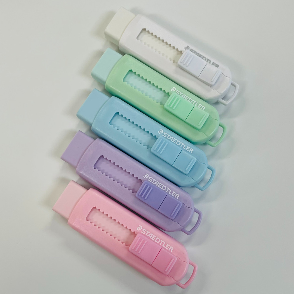 스테들러 슬라이딩 지우개 잘지워지는 슬라이드 네임 샤프 연필 학용품 초등학생 중학생 고등학생