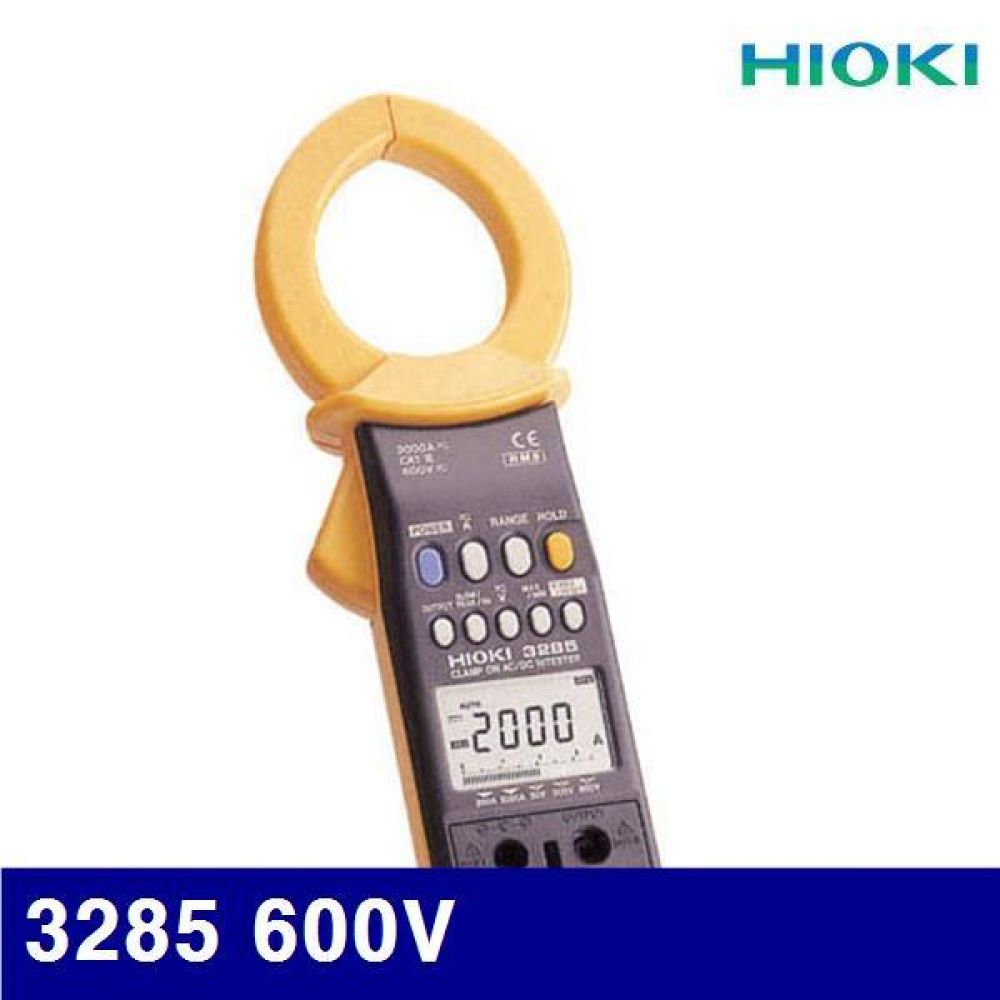 히오끼 4160221 디지털 클램프테스터기 (단종)3285 600V 2000A (1EA)