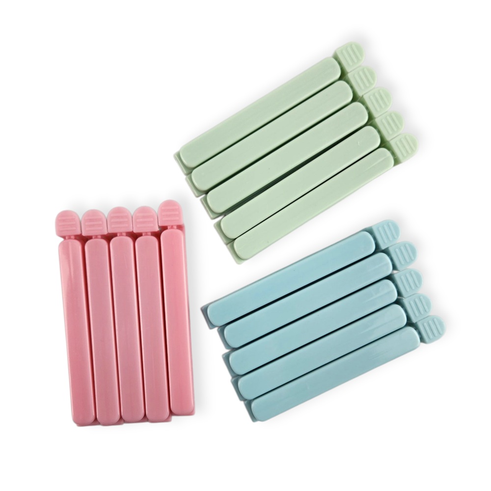 일자 봉지 집게 밀폐 클립 중 15p